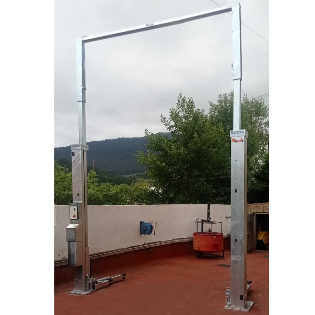 INSTALACION ELEVADOR POWERLIFT 2.40 GALVANIZADO
